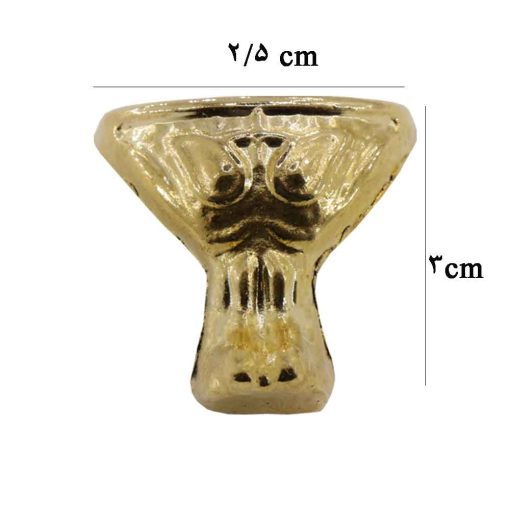 پایه سینی فلزی مدل پنجه گربه کد Fr631 بسته 4 عددی