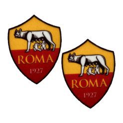 استیکر پارچه و لباس مدل تیمی طرح A.S.ROMA بسته 2 عددی