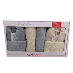 خرید ست حوله تن پوش دو نفره (عروس داماد)